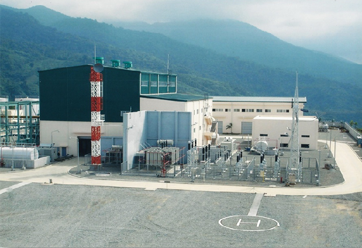 フィリピンネグロス島地熱発電プラント施設