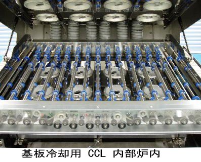 基板冷却用 CCL 内部炉内