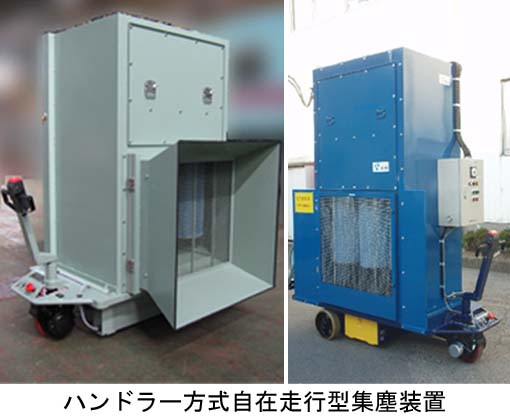 ハンドラー方式自在走行型集塵装置